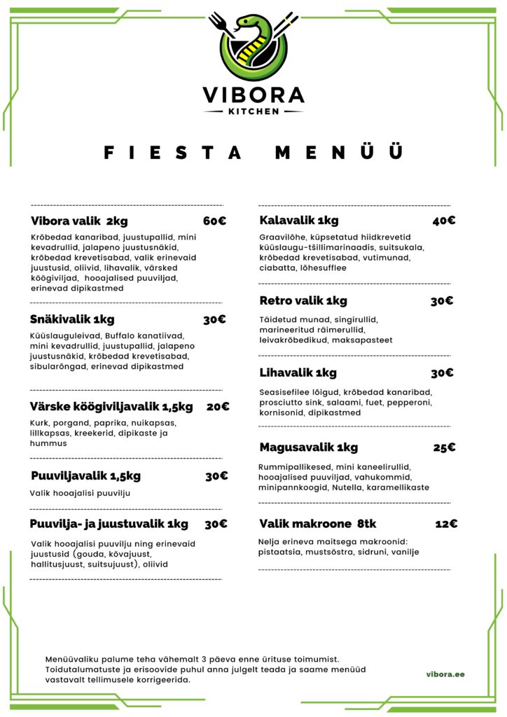 Vibora Kitchen snäkikarbid